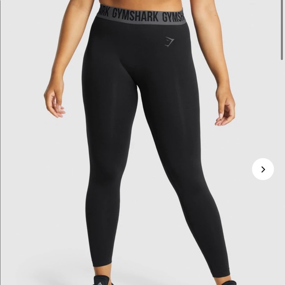 NWT Gymshark Fit Seamless Black Leggings Womens - Picture 1 of 10